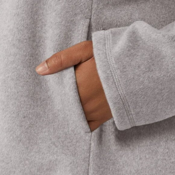 NEW 32 Degrees Brushed Faux Wool Full Zip Up Zipper Warm Jacket Coat 22W 24W NWT - Picture 5 of 5